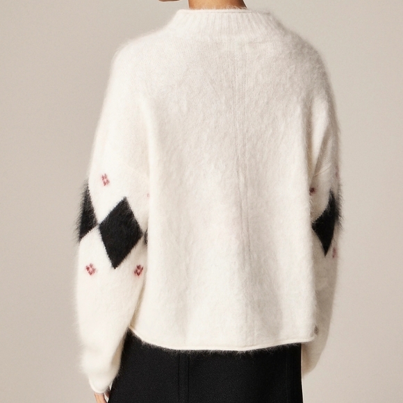 J Crew Brushed cashmere 2025 Rollneck™ sweater CO328 Size S - Picture 2 of 7